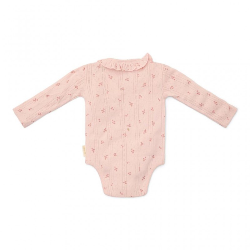 Romper lange mouw, roze - Fairy Flowers, Little Dutch