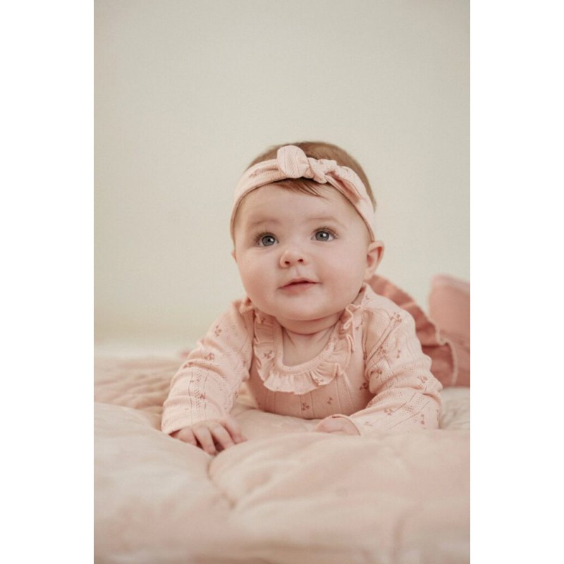 Romper lange mouw, roze - Fairy Flowers, Little Dutch