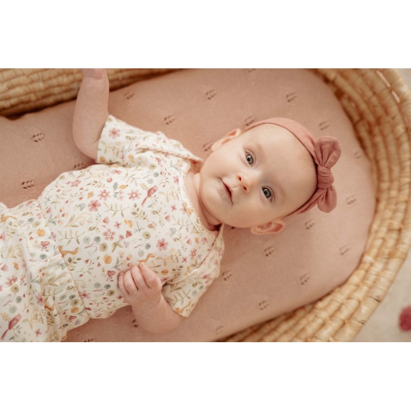 Romper korte mouw, wit - Fairy Garden, Little Dutch