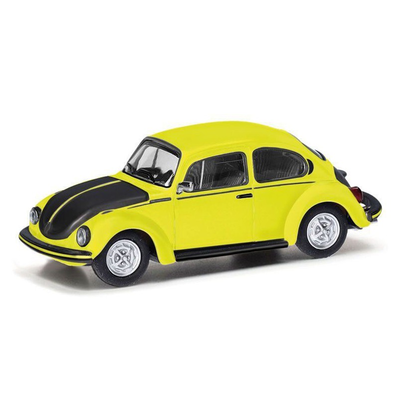 VW Kever 1303 (Geel/Zwart) 1:87, Herpa