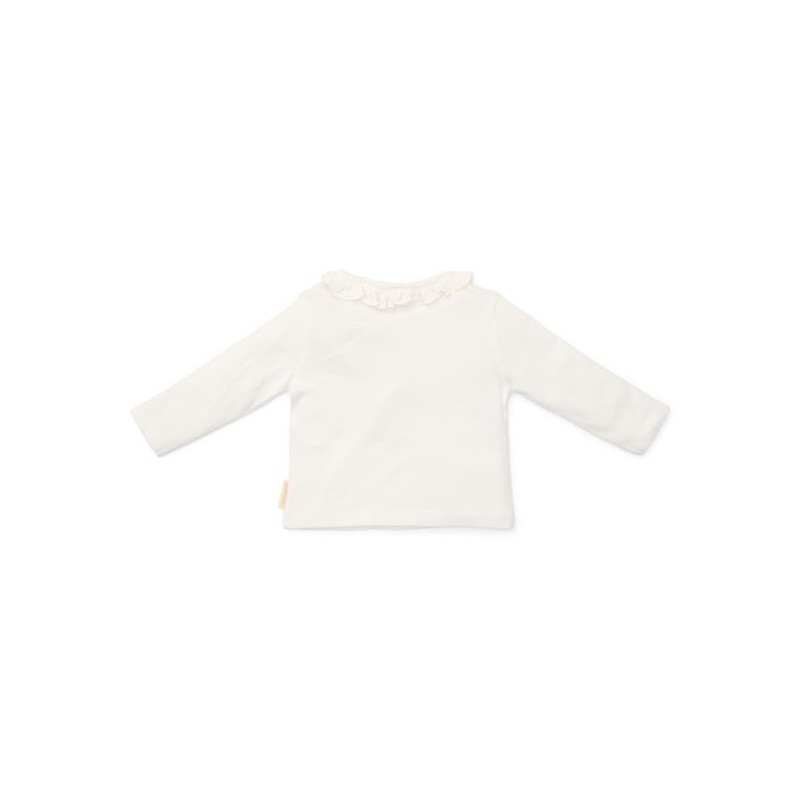 T-Shirt lange mouw, wit - Fairy Garden, Little Dutch