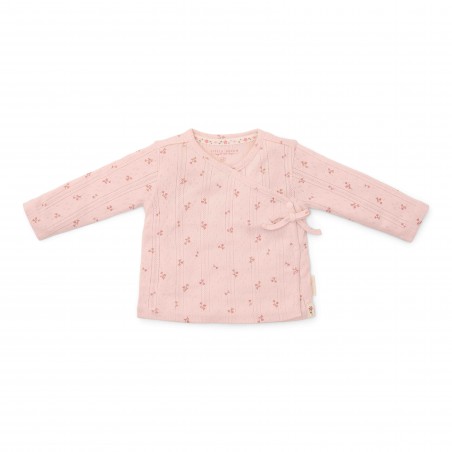 T-Shirt overslag lange mouw, roze - Fairy Garden, Little Dutch T-Shirt overslag lange mouw, roze - Fairy Garden, Little Dutch