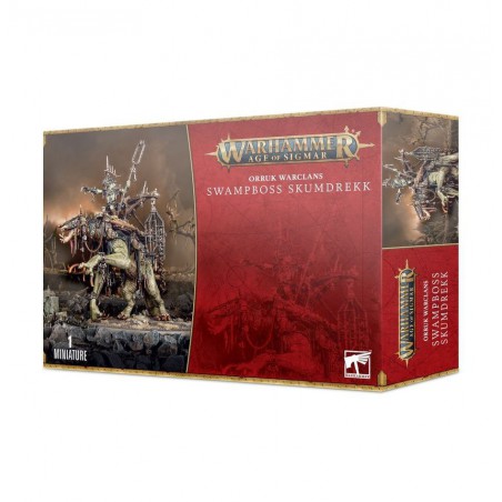 Orruk Warclans: Swampboss Skumdrekk (Snatchaboss on Sludgeraker Beast), Age of Sigmar
