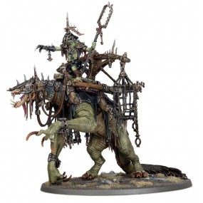 Orruk Warclans: Swampboss Skumdrekk (Snatchaboss on Sludgeraker Beast), Age of Sigmar