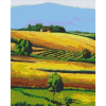 Kopie van Pixel hobby, Zwart-Wit patroon voor 4 basisplaten - Landschap Kopie van Pixel hobby, Zwart-Wit patroon voor 4 basisplaten - Landschap