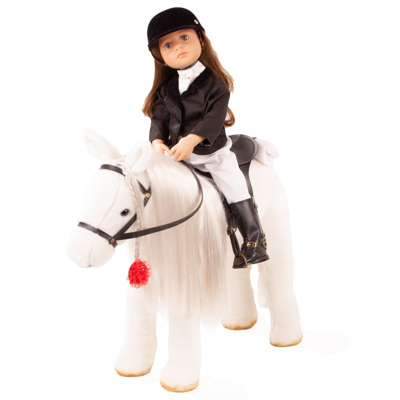 Götz - Paard met zadel en teugel, Lippizane