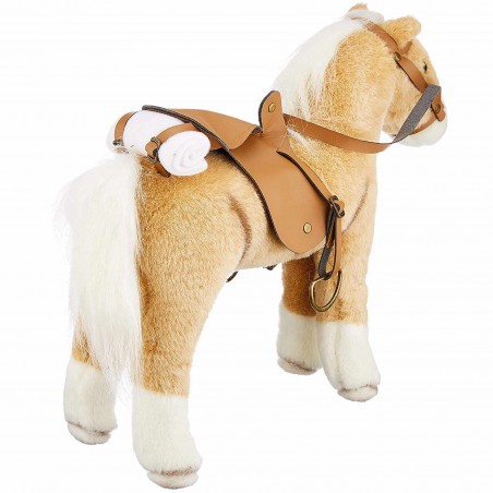 Götz - Boutique, paard met zadel en teugel, beige Götz - Boutique, paard met zadel en teugel, beige