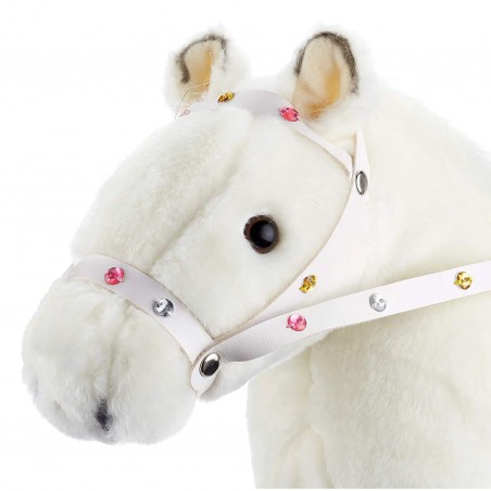 Götz - Paard met zadel, teugels, en geluid Götz - Paard met zadel, teugels, en geluid