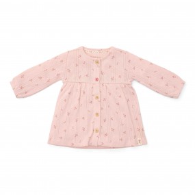 Jurkje lange mouw, roze - Fairy Garden, Little Dutch
