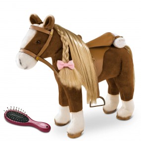 Götz - Paard met zadel en teugel, Brown