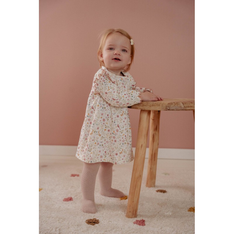 Jurkje lange mouw, wit - Fairy Garden, Little Dutch