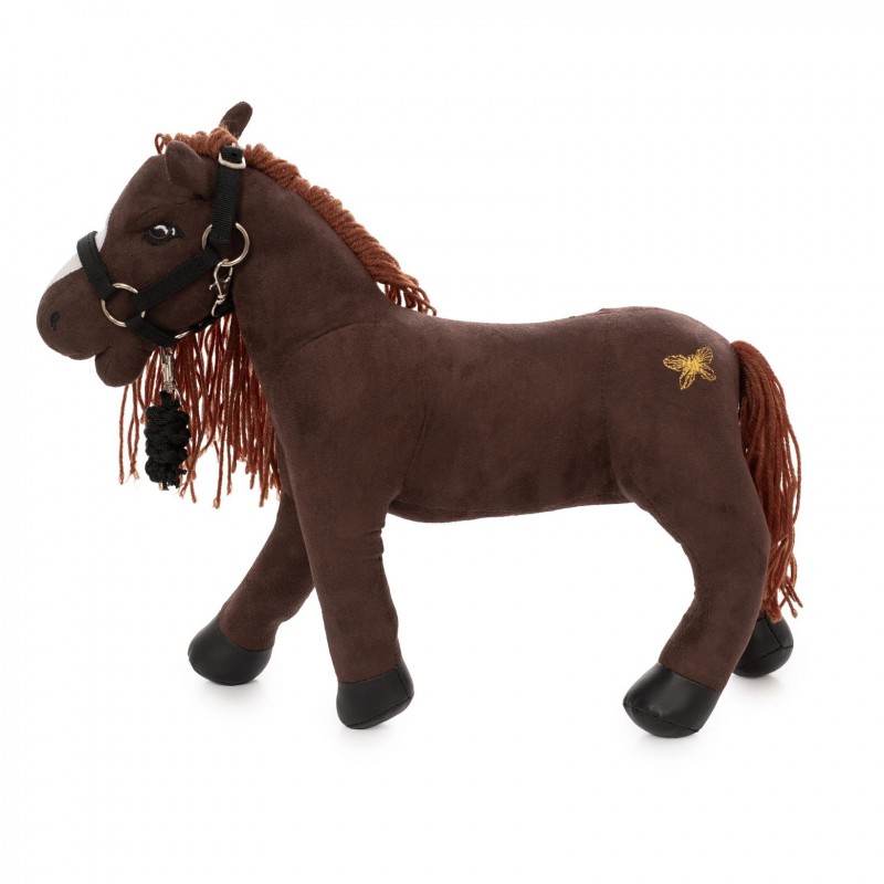 ByAstrup - Bruine knuffelpony 30 cm, Pixie
