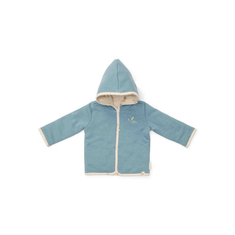 Reversible jasje, blauw - Forest Friends, Little Dutch