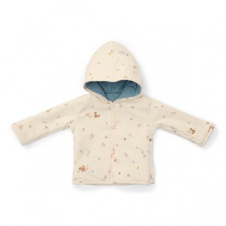 Reversible jasje, blauw - Forest Friends, Little Dutch Reversible jasje, blauw - Forest Friends, Little Dutch