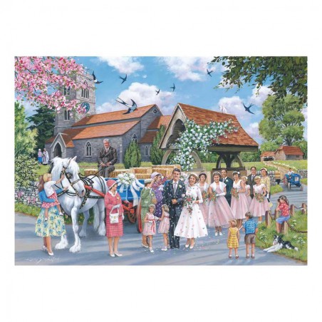 Country wedding, House of Puzzles 1000 stukjes
