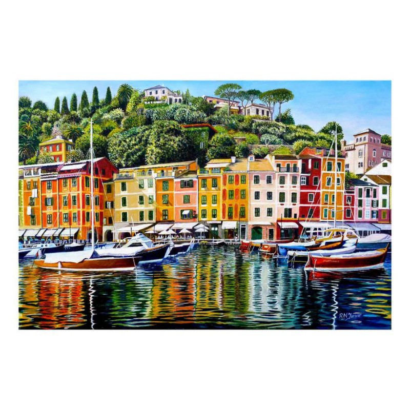 Portofino on reflection House of Puzzles 1000 stukjes