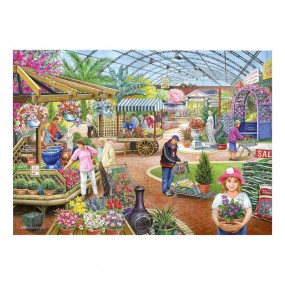 At the garden centre House of puzzles 500 stukjes