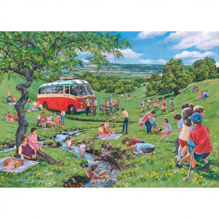 Sunday picnic, House of puzzles 500 stukjes