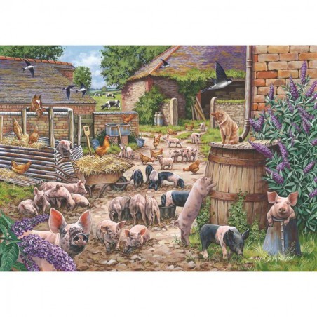 Piglet pandemonium, House of puzzles 500 stukjes