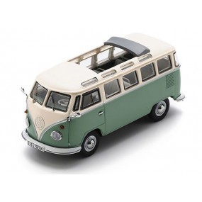 VW T1 Samba (Groen/Beige) - 1:43 - Schuco