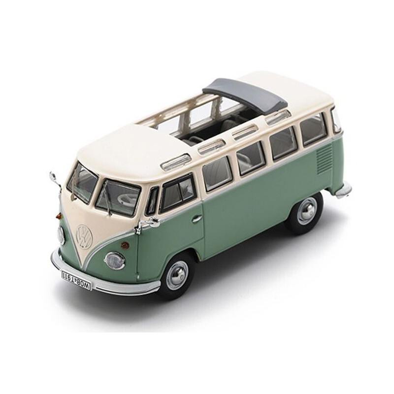 VW T1 Samba (Groen/Beige) - 1:43 - Schuco