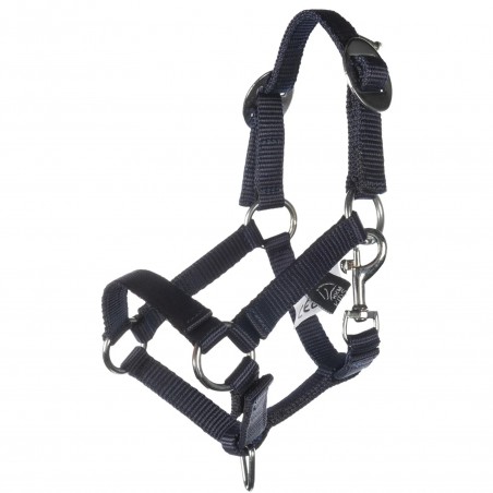 HKM Sports - Halster met touw, donkerblauw HKM Sports - Halster met touw, donkerblauw