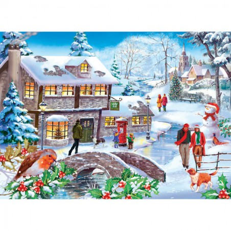 Winter walk, House of Puzzels 500 XL stukjes