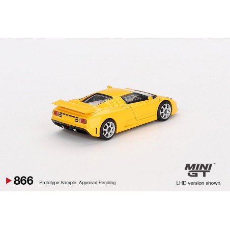 Bugatti ED110 Super Sport '95 (geel) Mini GT (866)