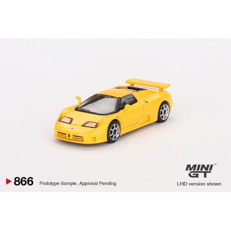Bugatti ED110 Super Sport '95 (geel) Mini GT (866)