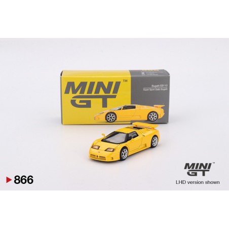 Bugatti ED110 Super Sport '95 (geel) Mini GT (866)