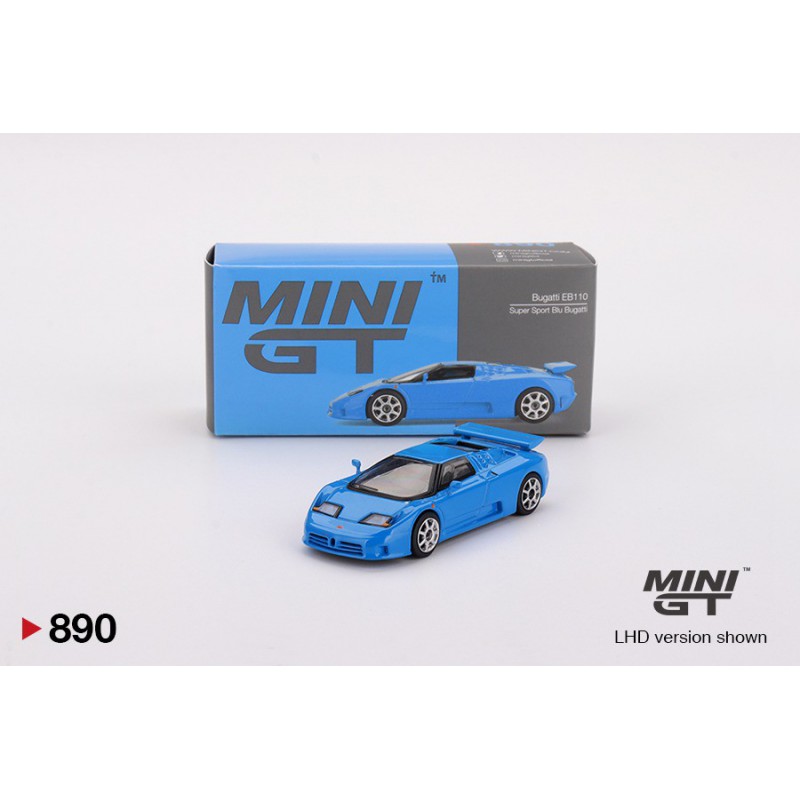 Bugatti EB110 Super Sport '95 (Blauw) Mini GT (890)
