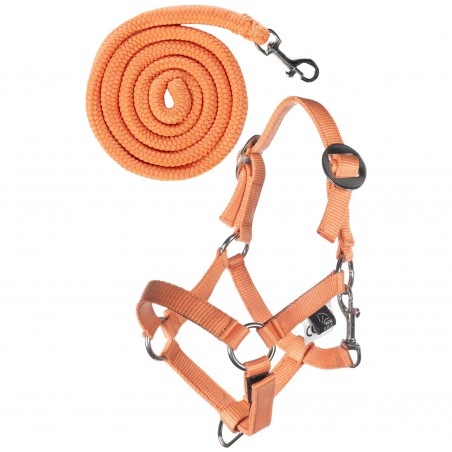 HKM Sports - Halster met touw, oranje HKM Sports - Halster met touw, oranje