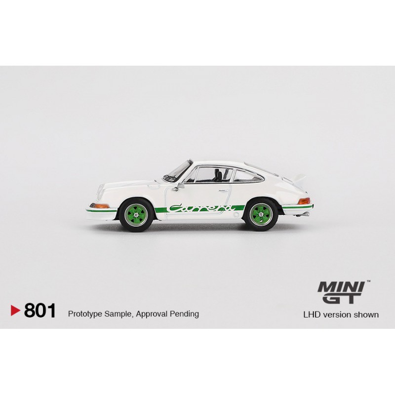 Porsche 911 Carrera RS 2.7 (Wit) Mini GT (801)