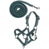 HKM Sports - Halster met touw, turquoise HKM Sports - Halster met touw, turquoise