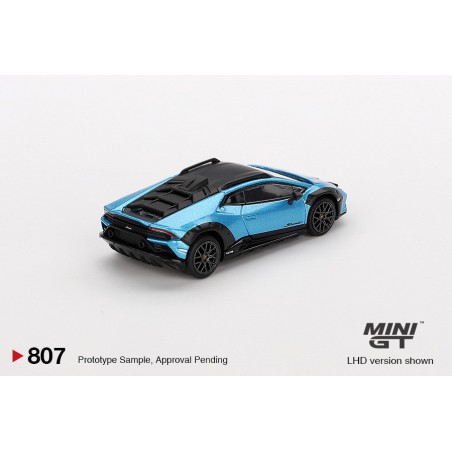 Lamborghini Huracán Sterrato (Metaal Blauw) Mini GT (807)