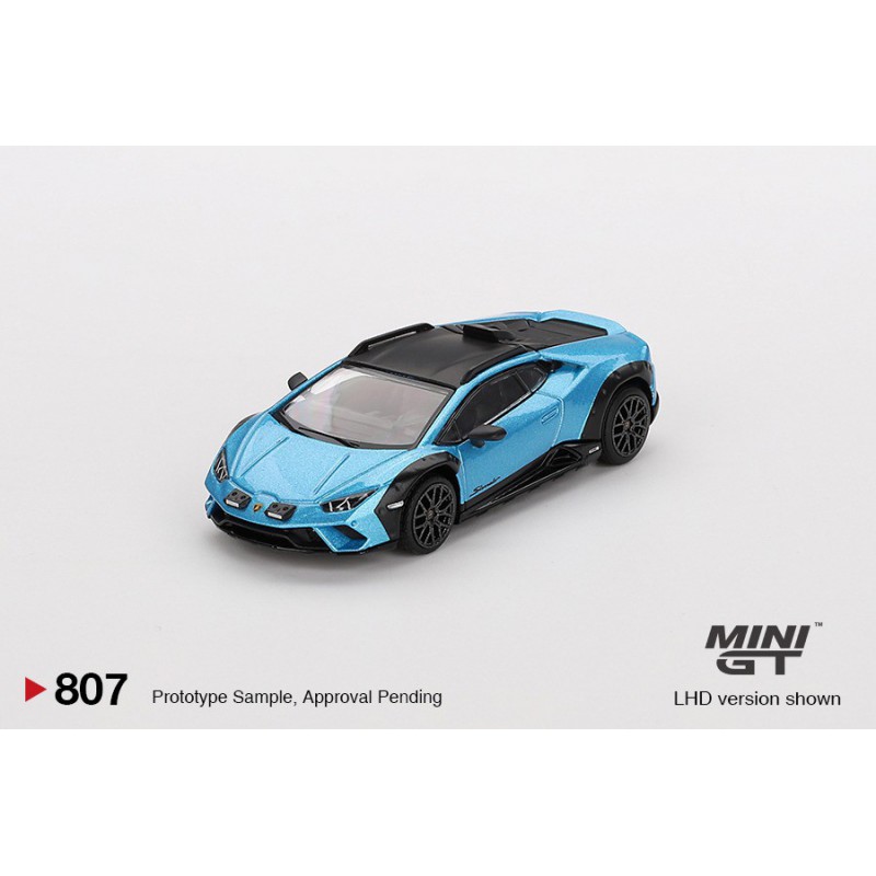 Lamborghini Huracán Sterrato (Metaal Blauw) Mini GT (807)