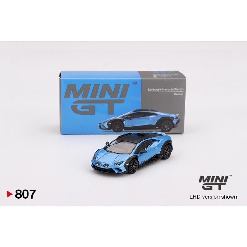 Lamborghini Huracán Sterrato (Metaal Blauw) Mini GT (807)