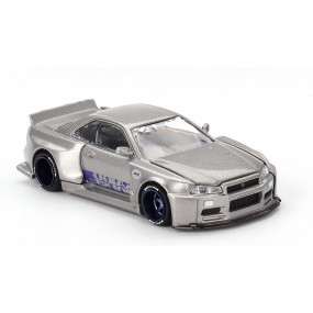 Nissan Skyline GT-R (R34) Kaido Works SHINJUKU V1 1:64, Mini GT