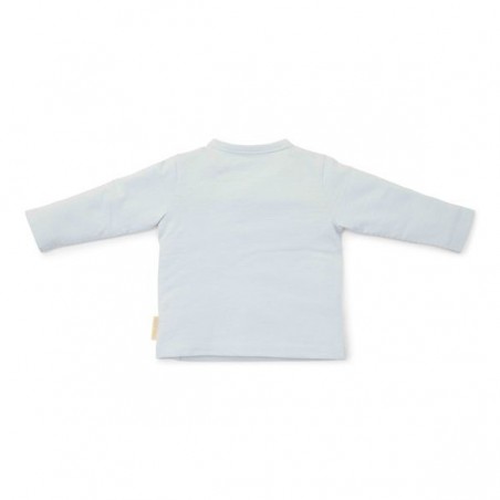 T-Shirt overslag lange mouw, blauw - Forest Friends, Little Dutch T-Shirt overslag lange mouw, blauw - Forest Friends, Little Dutch
