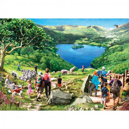 Lake view, House of Puzzels 500 XL stukjes