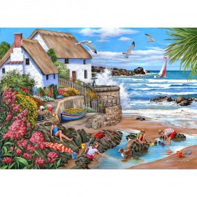 Seaspray cottages, House of Puzzels 500 XL stukjes