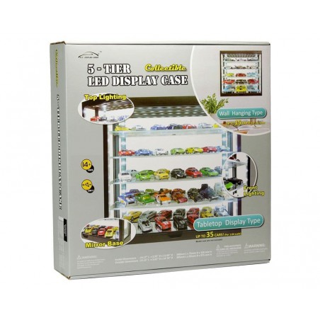5 -Tier LED Display Case, Collectible 5 -Tier LED Display Case, Collectible