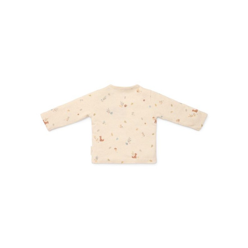 T-Shirt lange mouw, zand all over print - Forest Friends, Little Dutch