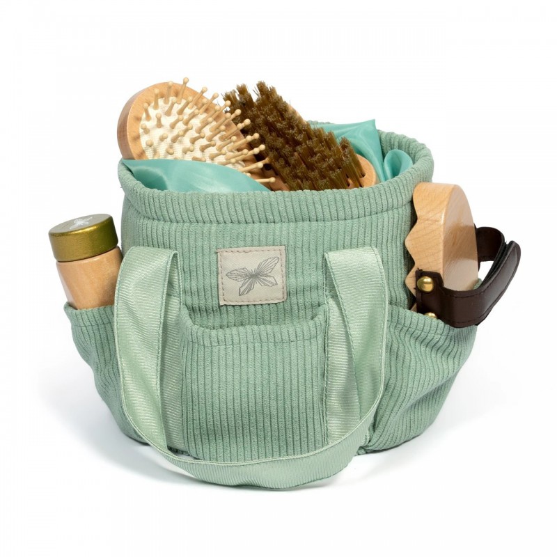 ByAstrup - Verzorgingstas groen corduroy