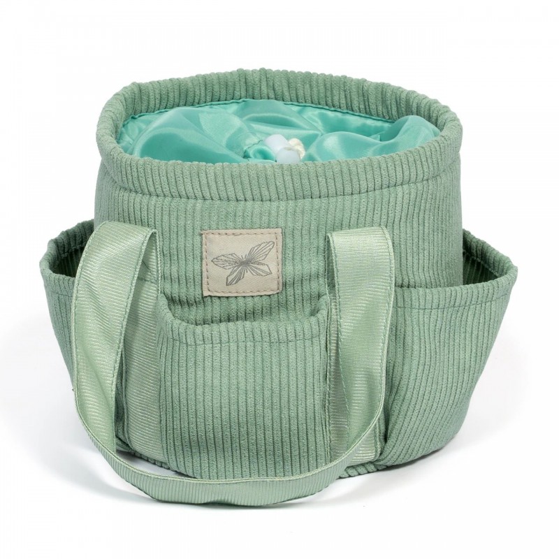 ByAstrup - Verzorgingstas groen corduroy