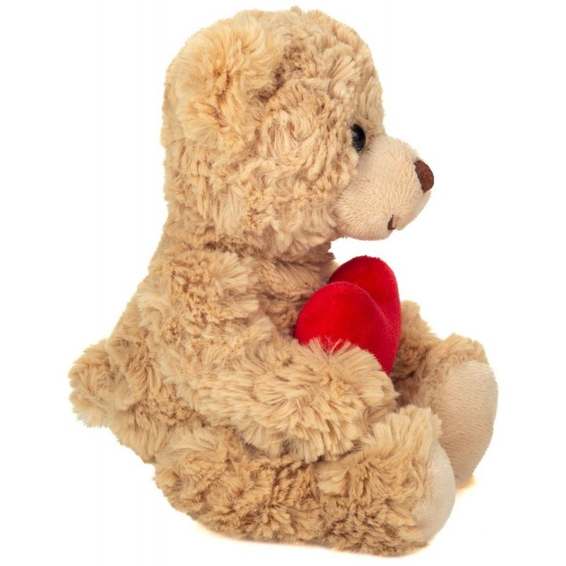 Hermann Teddy - Teddy met hart beige 20cm
