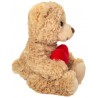 Hermann Teddy - Teddy met hart beige 20cm