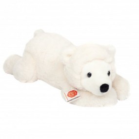 Hermann Teddy - IJsbeer liggend 45cm