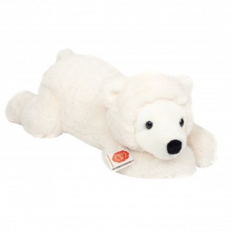 Hermann Teddy - IJsbeer liggend 45cm Hermann Teddy - IJsbeer liggend 45cm