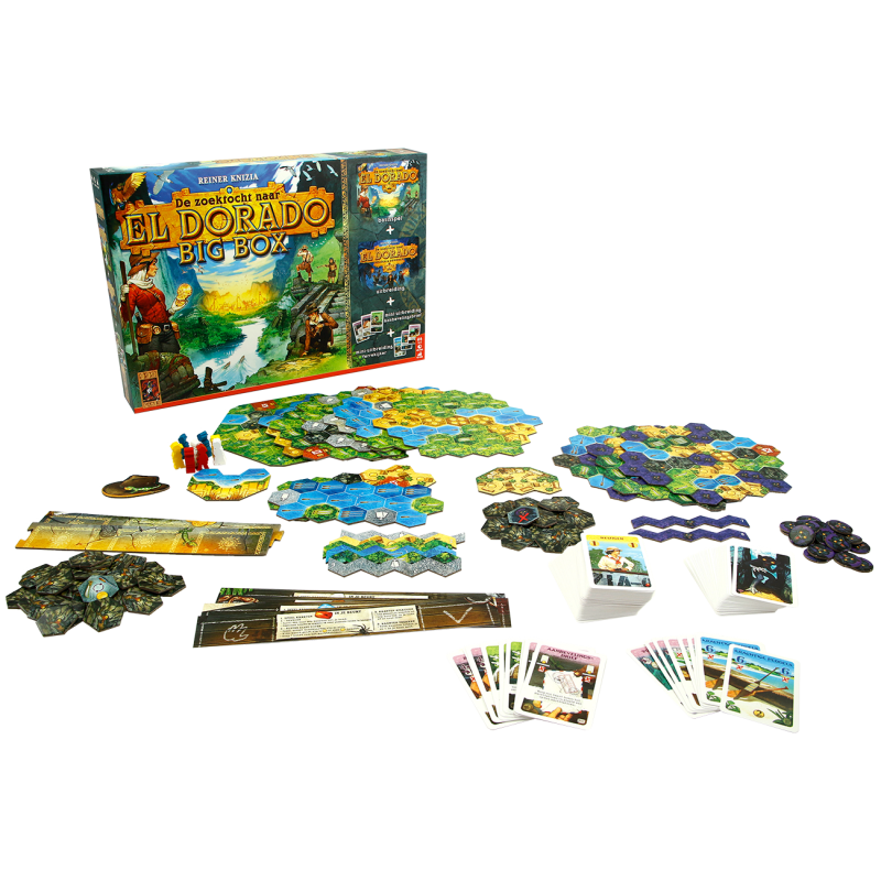 De zoektocht naar El Dorado Big Box - Bordspel, 999 games